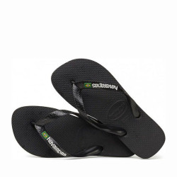 Havaianas Top Σαγιονάρες σε Μαύρο Χρώμα