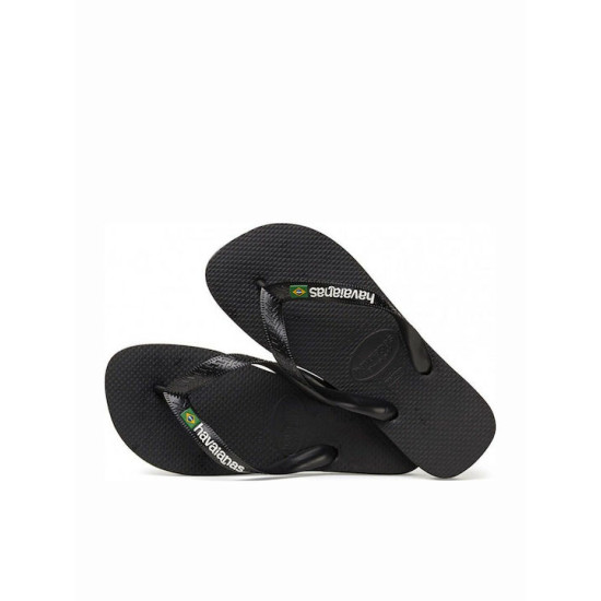 Havaianas Top Σαγιονάρες σε Μαύρο Χρώμα