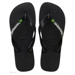 Havaianas Top Σαγιονάρες σε Μαύρο Χρώμα