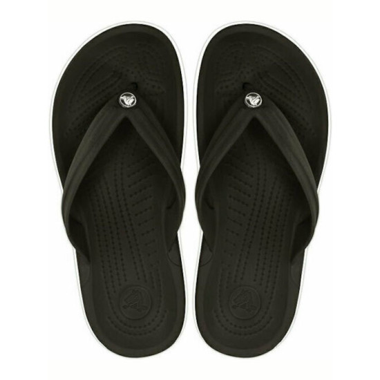 Crocs Crocband Flip Flip Flops σε Μαύρο Χρώμα